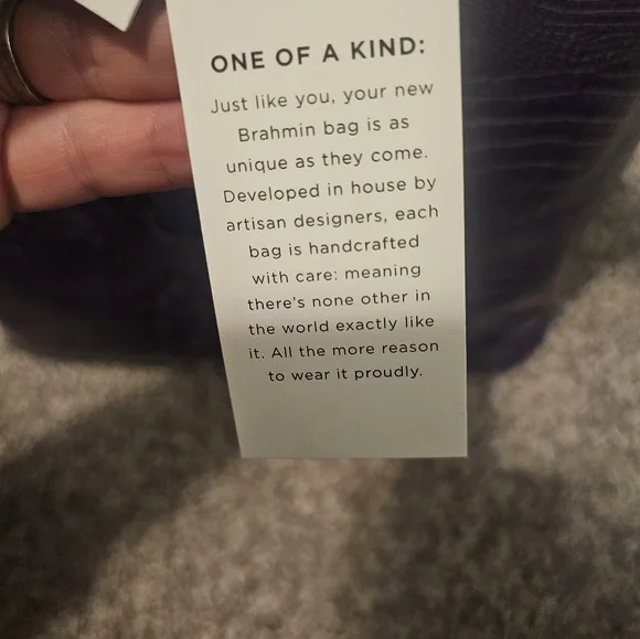 BRAHMIN- Duxbury Satchel Autumn Solid Mini Melbourne- Genuine Leather - Picture 7 of 13